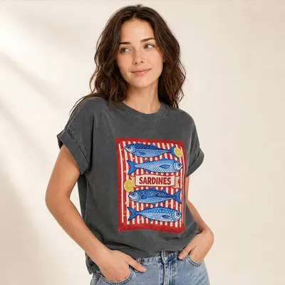 T-shirt sardinhas