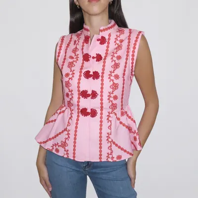 Top flores inspiração oriental