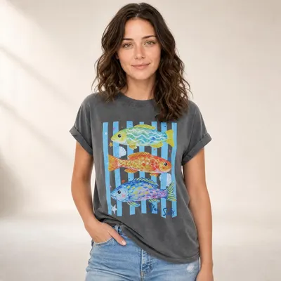 T-shirt peixes