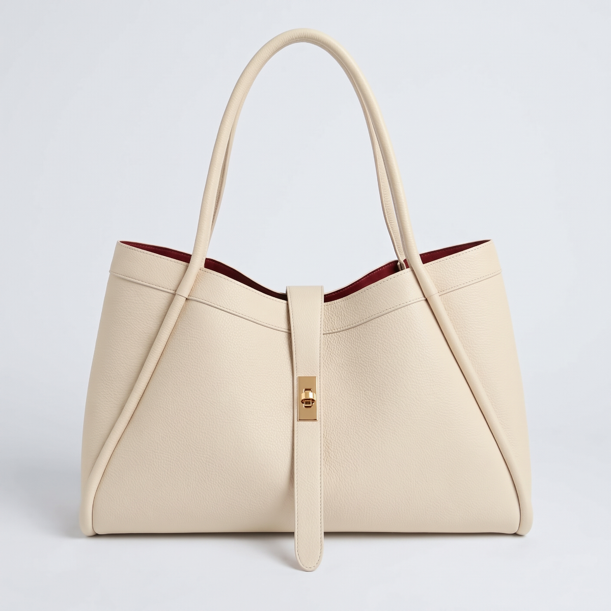 Carteira shopper bege