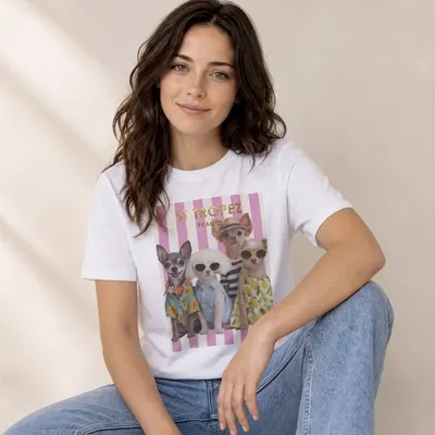 T-shirt cães