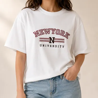 T-shirt New York em branco 